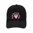 thumbnail image 1 of Sanrio-gorra de béisbol de Anime Kuromi, gorro de dibujos animados Kawaii, moda de verano, deportes al aire libre, visera transpirable, gorra de Golf, sombrero informal para pareja Fivean unisex, 1 of 2