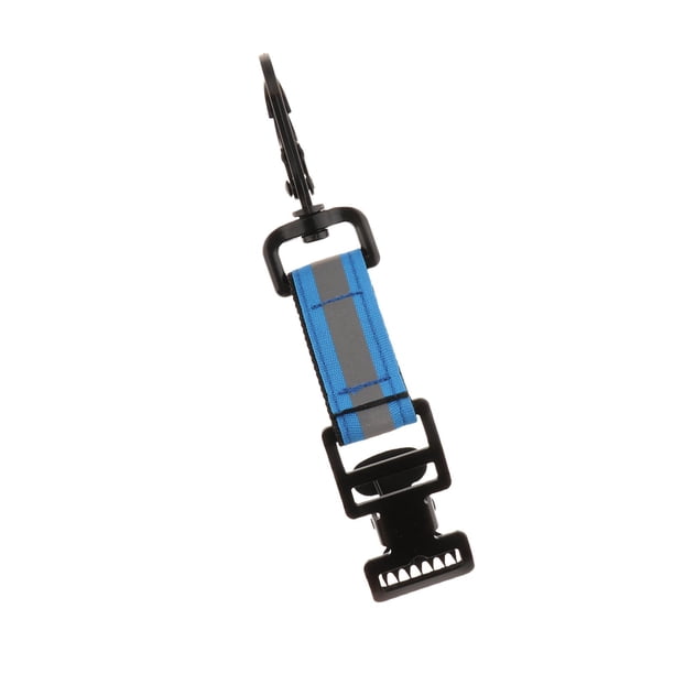 Correa para guantes de bomberos para primeros auxilios, ligera, práctica y reflectante. Azul