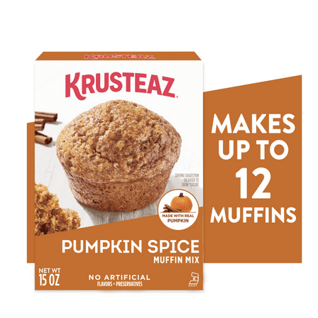Krusteaz Pumpkin Spice Muffin Mix, 15 oz