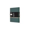 Moleskine PRO XL Professional Notebook, 7.5" x 9.75", Narrow Ruled, Forest Green (620848)