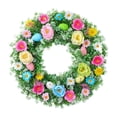 thumbnail image 2 of Guirnalda de flores artificiales decorativa para puerta, decoración de pared con flores 45 centímetros, 2 of 7