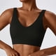 thumbnail image 3 of Sujetador deportivo para mujer, ropa interior de Fitness fruncida de alto soporte para gimnasio, Top de Yoga, ropa de entrenamiento, corsé de realce, ropa deportiva acolchada, 3 of 5