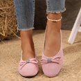 thumbnail image 6 of Gealkoca Women's Comfortable Flats Round Toe Flat Shoes for Women Bow Dressy Flats Shoes with Arch Support Insole Office Flats for Work, Party, Date, 6 of 9