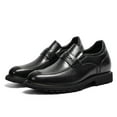 thumbnail image 6 of CMR CHAMARIPA Men's Height Increasing Loafers - Black Leather Business Casual Shoes 8CM, 6 of 10
