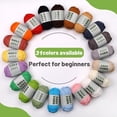 thumbnail image 4 of Crochet Yarn Set, 4 Skeins Cotton-Nylon Blend Yarn – No Tangling, Easy-to-See Stitches for Crocheting, 4 of 8