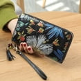 thumbnail image 4 of Qarigey Cartera de cuero para mujer, monedero para llaves, tienda escolar, moda Vintage, monedero, organizador de tarjetas de crédito, bolsillo con Carteras tipo 4 Qarigey AP012762-04, 4 of 6