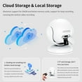 thumbnail image 2 of 1080P Mini WiFi Security Camera for Indoor Use, Wide 170 ° Lens, Motion Alert System, Infrared Night Vision, Cloud & TF Storage, Magnetic Mount Home Surveillance Cam (No SD Card), 2 of 12