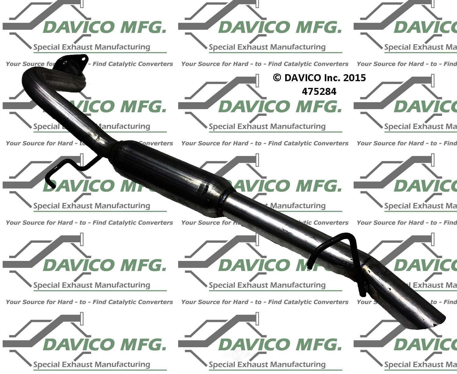 Davico Mfg 475284 Exact-Fit Exhaust Pipe