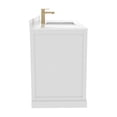 thumbnail image 6 of Ayna Decors Maya 48 in White Bathroom Vanity Set with White Quartz Countertop | Ceramic Sink | 2 Soft Closing Doors | 7 Full Extention Soft Close Drawer | Brushed Nickel Hardware | AVM48WH3002, 6 of 10
