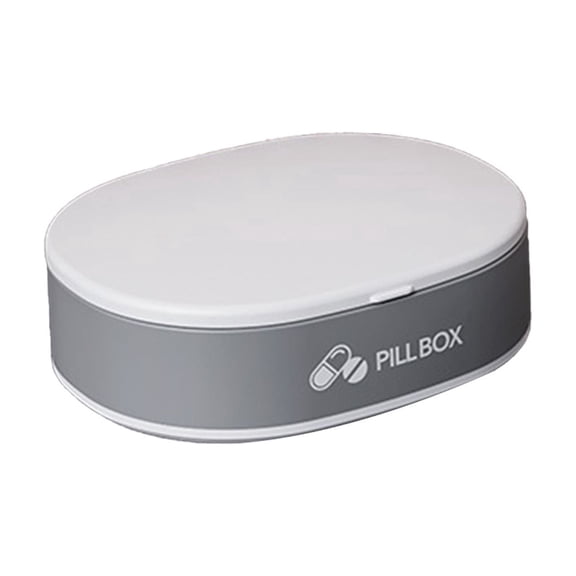 Pill Organizer Pill Organizer Weekly Pill Box 6 Compartment Portable Medication Dispenser Travel Pill Case Mini Storage Container for Vitamins Supplements Pills Weekly Pill Box
