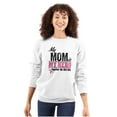 thumbnail image 3 of My Mom My Hero Together We Will Win Unisex Plus Fleece Graphic Sweatshirt Brisco Brands 2X, 3 of 5