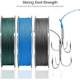thumbnail image 4 of Feildoo Braided Fishing Line, Abrasion Resistant Braided Lines, High Sensitivity and Zero Stretch, 4 Strands to 8 Strands with Smaller Diameter, 4 of 7