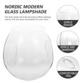 thumbnail image 3 of 1pc Transparent Glass Lamp Cover European Style Lampshade Bedroom Lampshade, 3 of 6