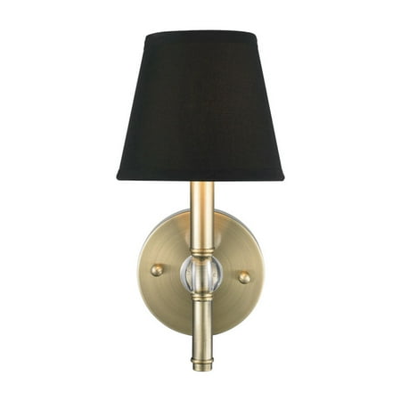 Limoges Antique Sconce - Golden Lighting Waverly Sconce - Antique Brass Finish