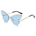 thumbnail image 1 of Styesk Sunglasses Womens Woman Rimless Shape Sunglasses For Beach Summer Sunglasses Womens Trendy, 1 of 3