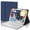 Dark blue, variant on Universal 9-11" Tablet Keyboard Case, Elastic Strap Leather Cover, Wireless Rechargeable Keyboard