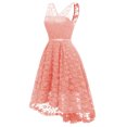 thumbnail image 5 of Wedding Guest Dresses for Women,Clearance Casual Fashion Slid Sleeveless V-Neck Women's Dress Evening Dresses, 5 of 5