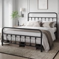 thumbnail image 3 of Classic Metal Platform Bed Frame Mattress Base, Queen/Black, 3 of 4