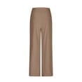 thumbnail image 5 of Juorvia Yoga Dress Pants Women Elastic Waist Pull on Casual Stretchy Ankle Length Straight Slacks with Pockets, 5 of 7