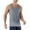 Grey, variant on Men's Plus Size Fitness Vest - Outdoor Lightweight Racing Running Vest - Polyester Breathable Design - S-XXL Sizes for Workout/Athletics