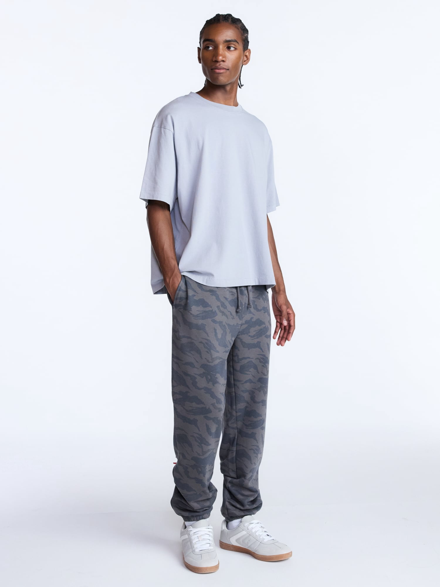 No Boundaries Heavyweight Tee with Short Sleeves, Men's XS-4XLT