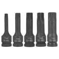 thumbnail image 4 of Impact Reducer, Air Impact Wrench Adaptor Bit, 1/2" Socket Adaptor Star Head Drive Air Impact Wrench Bit Socket Car Repair Tools, Screwdriver Socket Bit Set[T80], 4 of 9