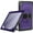 Purple, variant on ELEHOLD Case for Samsung Galaxy Tab A9 plus 11.0(2023)/X210/X215/X216,Soft TPU Rugged Durable Case with 360° Rotating Hand Strap & Foldable Hidden Stand & Pencil Holder,Purple