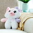 thumbnail image 2 of Spark Create Imagine White Cat Plush Toy, 2 of 6