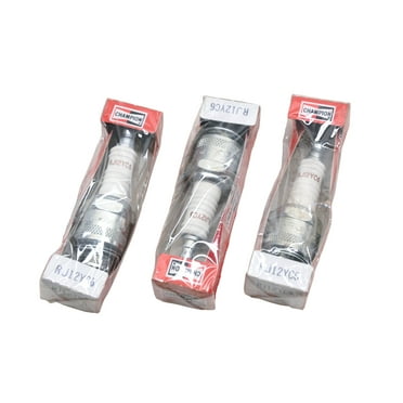 Champion RJ12YC6 Spark Plugs Qty 3 NOS