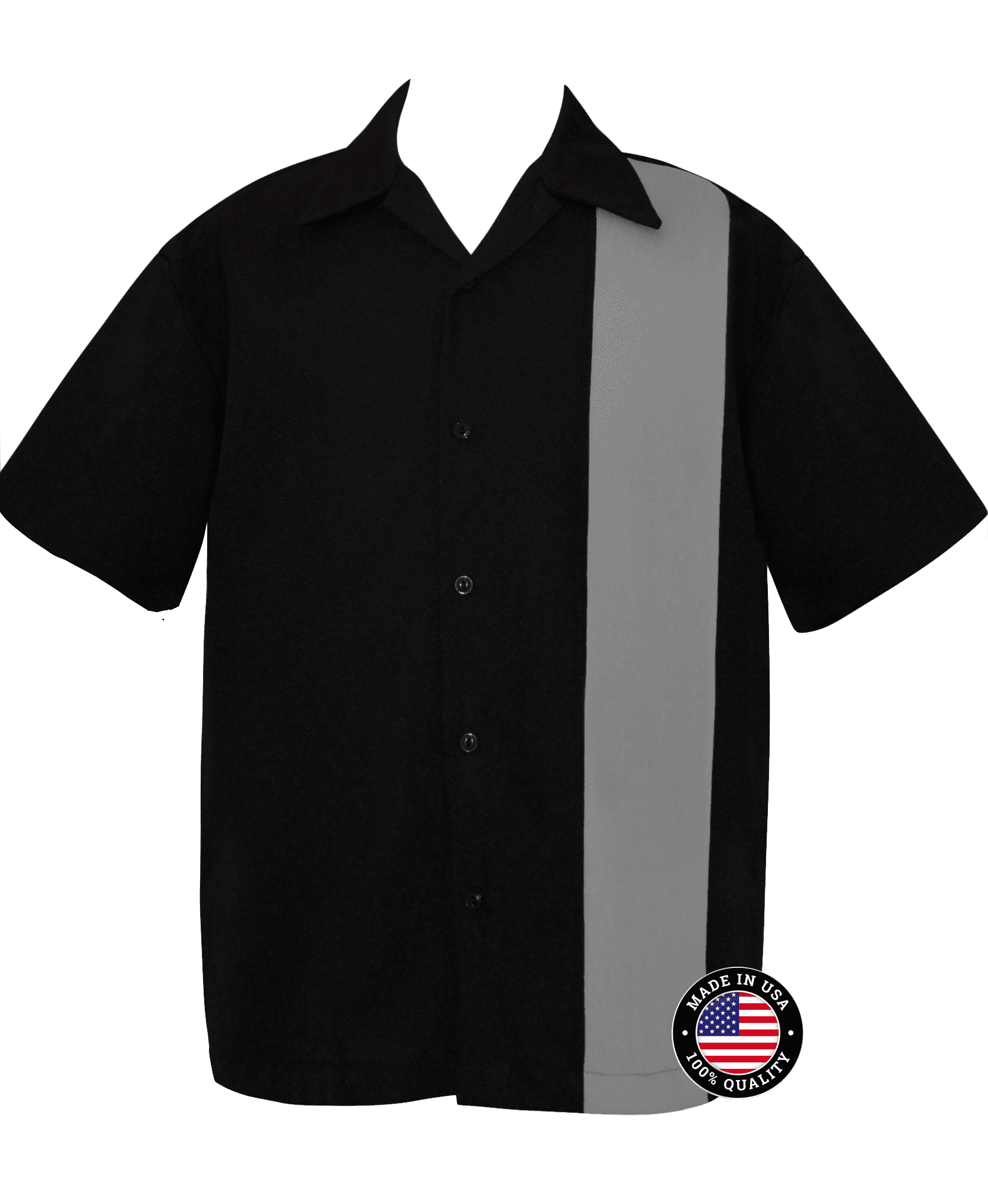Bowling Concepts Button Down Camp Rockabilly Men Shirt ~ Spyder ~ USA ...
