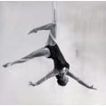 thumbnail image 2 of Atelier B Art Studio 12x12 Black Ornate Wood Framed with Double Matting Museum Art Print Titled - Woman Dancer on Aerial Silks, 2 of 4