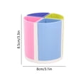 thumbnail image 3 of Organizador de lápices giratorio de 360 grados con 4 ranuras extraíbles | Soporte de escritorio para bolígrafos, rotuladores, pinceles y maquillaje | Útiles escolares para niños y organizador de, 3 of 6