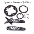 thumbnail image 4 of Bicycle Crank Detachable Chainring 8-Speed 9-Speed Single-Disc Bicycle Chainring 24 Speed Bmx Bike., 4 of 4