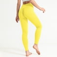 thumbnail image 4 of High-Waisted Yoga Leggings, Moisture-Wicking Performance Fabric, 24-inch Inseam, 4-way Stretch Design, For Running, Gym Workouts, Training, Lightweight Breathable Material, Athleisure Fashion,, 4 of 9