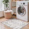 thumbnail image 2 of Area Rug x Vintage Rug Indoor Washable Rug Retro Accent Rug Distressed Carpet Multi Floral Print Country Boho Rug Non Slip Kitchen Bedroom Living Room Dining Room Office, 2 of 9