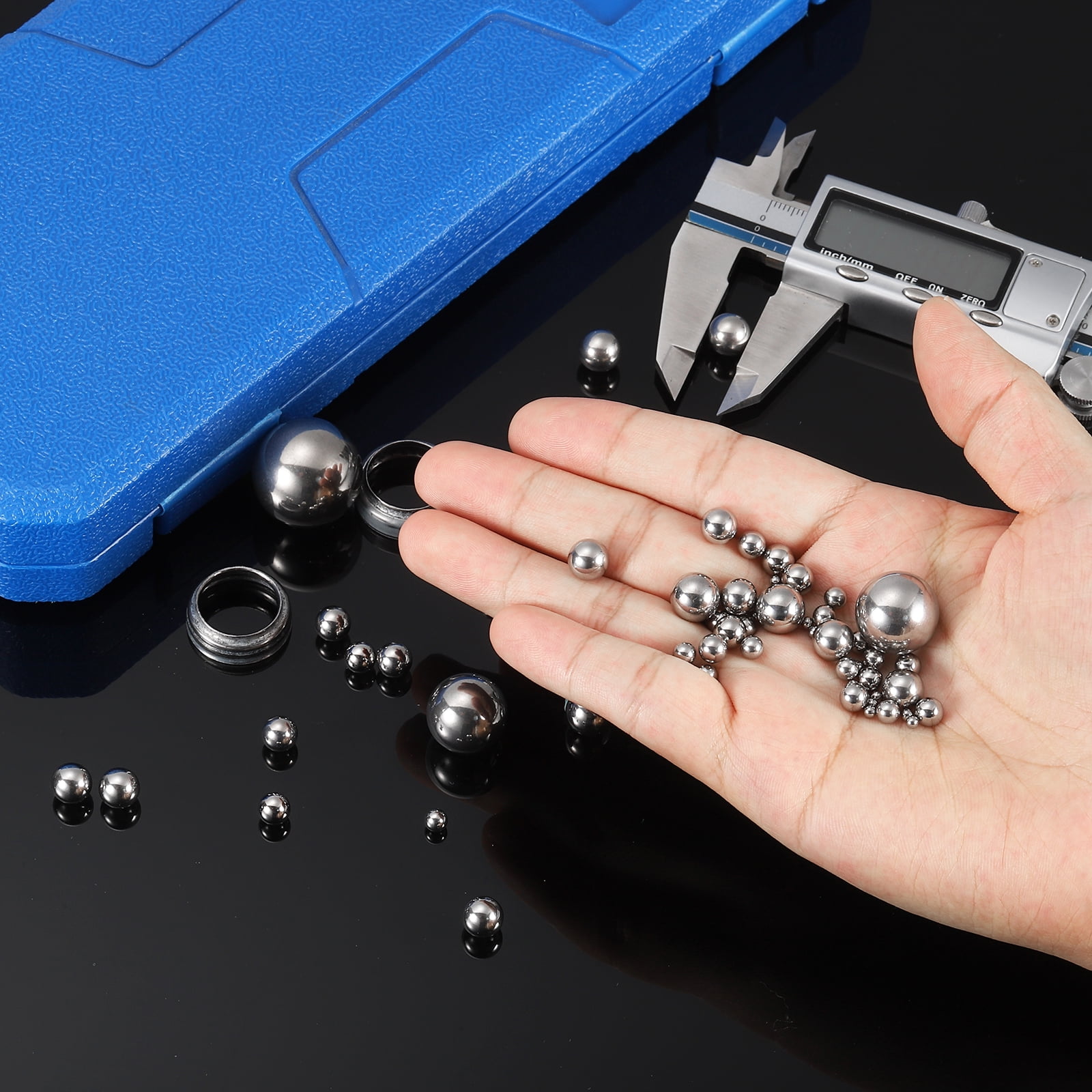 35mm Bearing Balls, 316 Stainless Steel G1000 Precision Balls Metric Mixing Balls for Bearings Bicycles Casters (Mirror Finish)