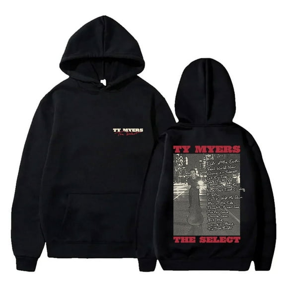 Ty Myers 2025 The Select Tour Hoodie Retro Fashion Sweatshirt Unisex Casual Pullover Streetwear