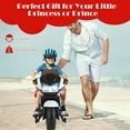 thumbnail image 4 of Costway 12V Kids Ride On Motorcycle Electric Motor Bike w/ Training Wheels & Light White, 4 of 10