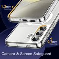 thumbnail image 5 of JETech Magnetic Case for Samsung Galaxy S24+ / S24 Plus 5G, Compatible with MagSafe, Shockproof Protective Phone Cover, Non-Yellowing Hard Clear PC Back (Clear), 5 of 7