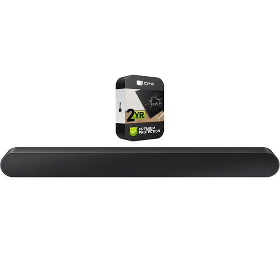 Restored Samsung HW-S50B/ZA 3.0ch All-in-One Soundbar with Dolby 5.1 DTS Virtual:X 2022 Bundle with 2 YR CPS Enhanced Protection Pack (Refurbished)