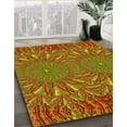 thumbnail image 3 of Ahgly Company Machine Washable Indoor Square Transitional Brown Area Rugs, 7' Square, 3 of 7