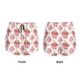 thumbnail image 5 of Picia Sloth with Donuts1 Pattern Women's 2 in 1 Athletic Running Shorts High Waisted Workout Casual Gym Sweat Shorts with Comfy Liner Zipper Pockets-, 5 of 9