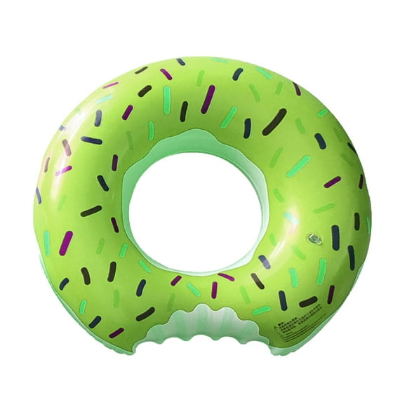 Doughnut Pool Float Inflatables Donut Pool Ring Donut Swimming Ring for Beach Pool