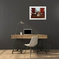 thumbnail image 3 of Heffernan, Lucia 32x25 White Modern Wood Framed Museum Art Print Titled - The Buck Stops Here, 3 of 4
