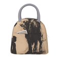 thumbnail image 1 of Disketp Child And Lion Sketch Bolsa Térmica para Almuerzo, Lonchera con Abertura Amplia y Gran Capacidad, Organizador Reutilizable para Mujeres, Hombres y Adultos, 1 of 6