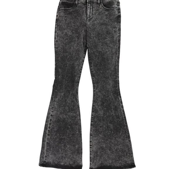 Articles of Society Womens Faith Flared Jeans, Black, 28