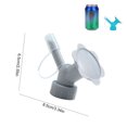 thumbnail image 1 of Watering Can Nozzle Convenient Planting Accessories Simple Gardening Accessory Spout Plant Water Sprinkler Replacement for Home Grey, 1 of 7