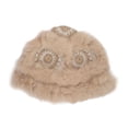 thumbnail image 3 of Sombrero de cubo para otoño e invierno, bonito sombrero de pescador, cálido, talla única, hecho a mano, único para chicas adolescentes, mujeres Yinane sombrero de copa, 3 of 6