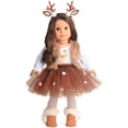 thumbnail image 1 of dulce dolly Muneca Ropa Deer Costume Tutu Dress se ajusta a sweet dolly sweet dolly, 1 of 2