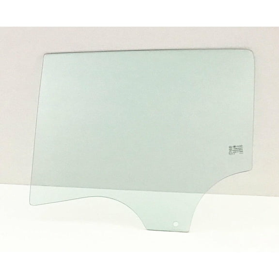 Driver Left Side Rear Door Window Door Glass Compatible with Mazda 3 4 Door Hatchback 2010-2013 Models